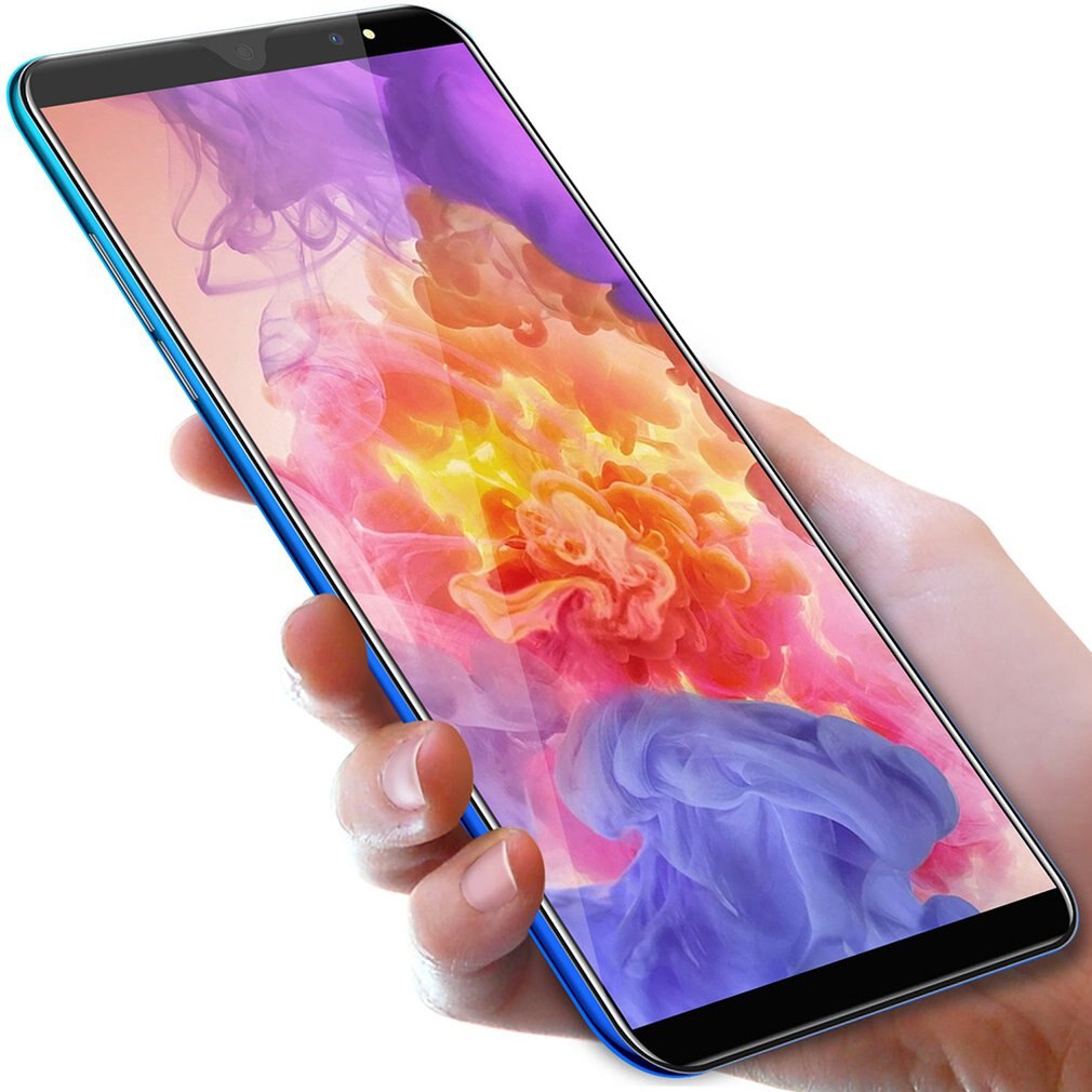 P33 Smart Phone 5 Inch 3G Large Screen Mobile Phone 512Mb Ram High Capacity Real Fingerprint Face Unlock Phones