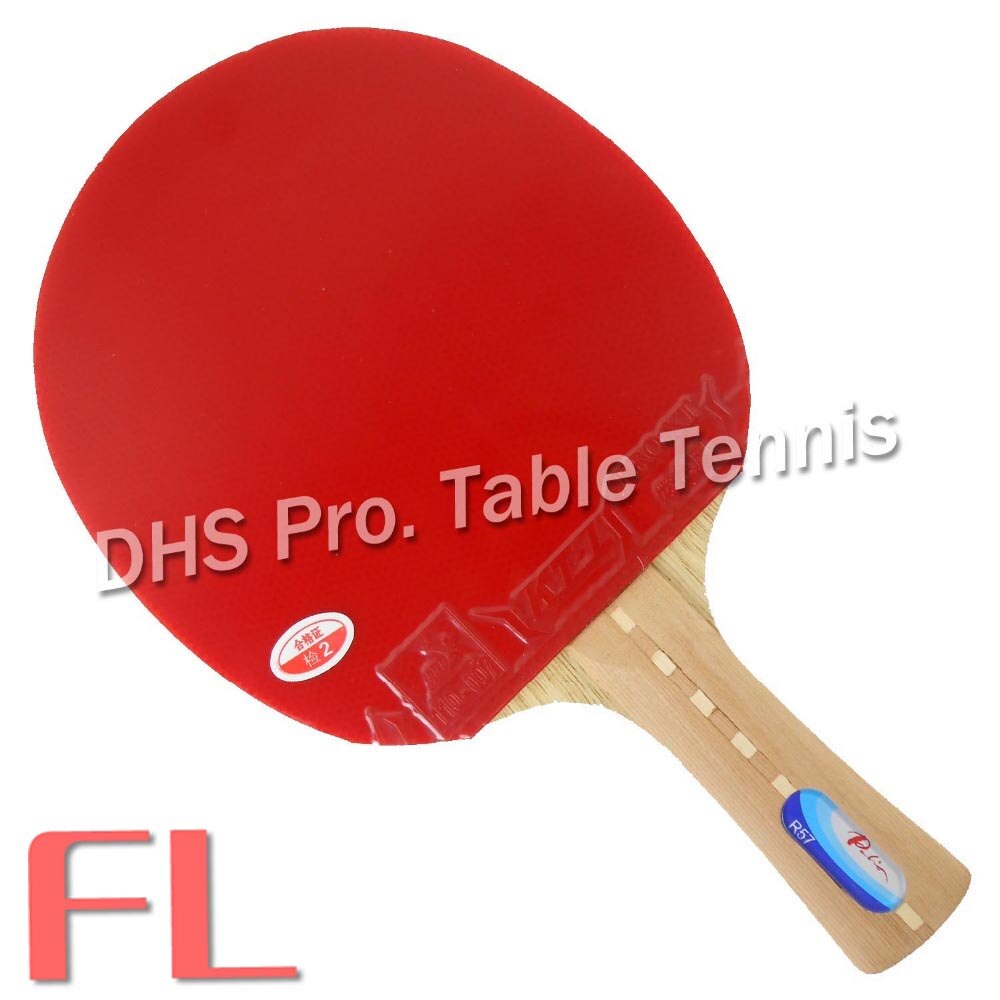 Pro Tafeltennis Combo Paddle Racket Palio R57 Blade Met 2x Ktl Pro Xt Rubbers: shakehand long FL