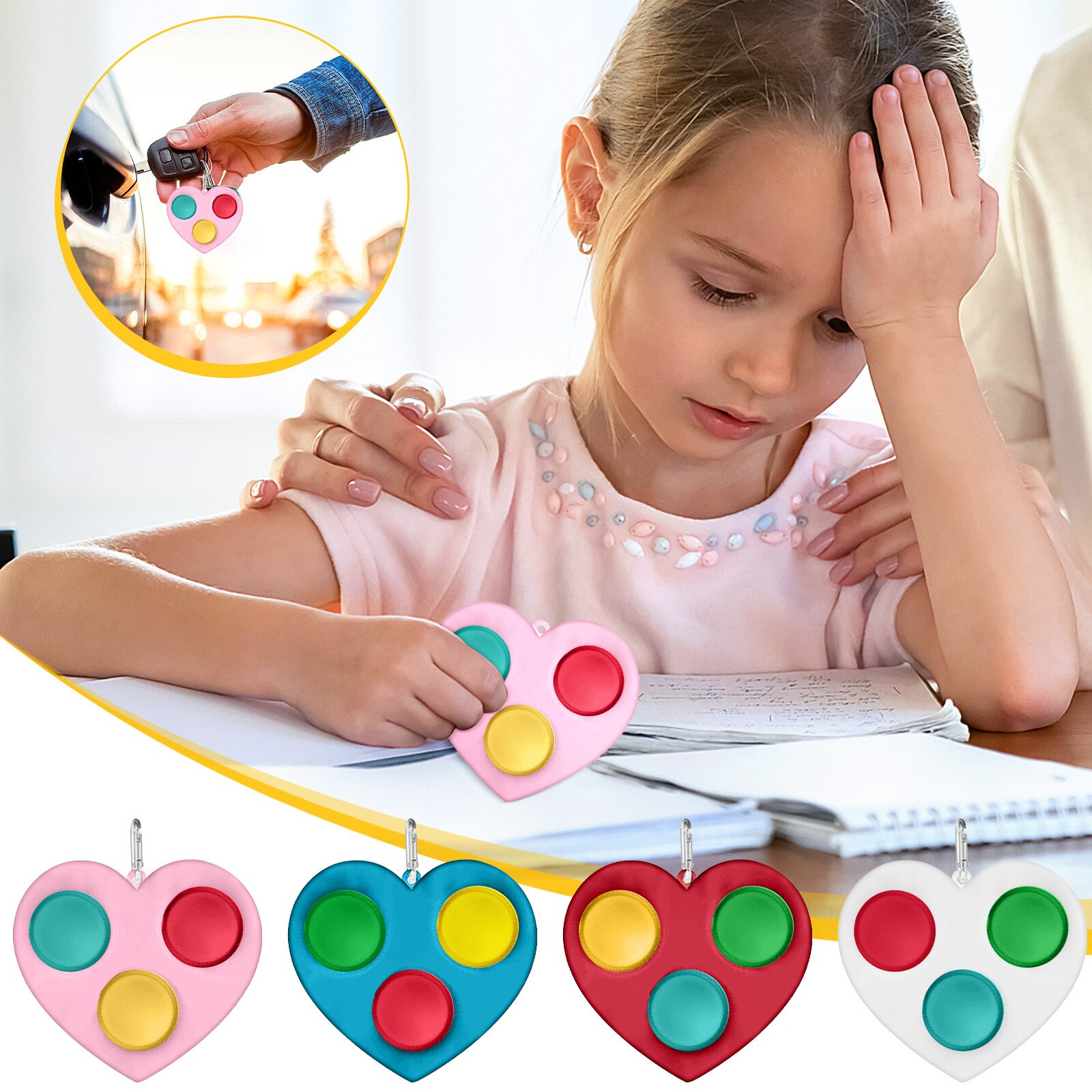 Kinder Erwachsene Grübchen Spielzeug Druckabbau Bord Controller Pädagogisches Spielzeug