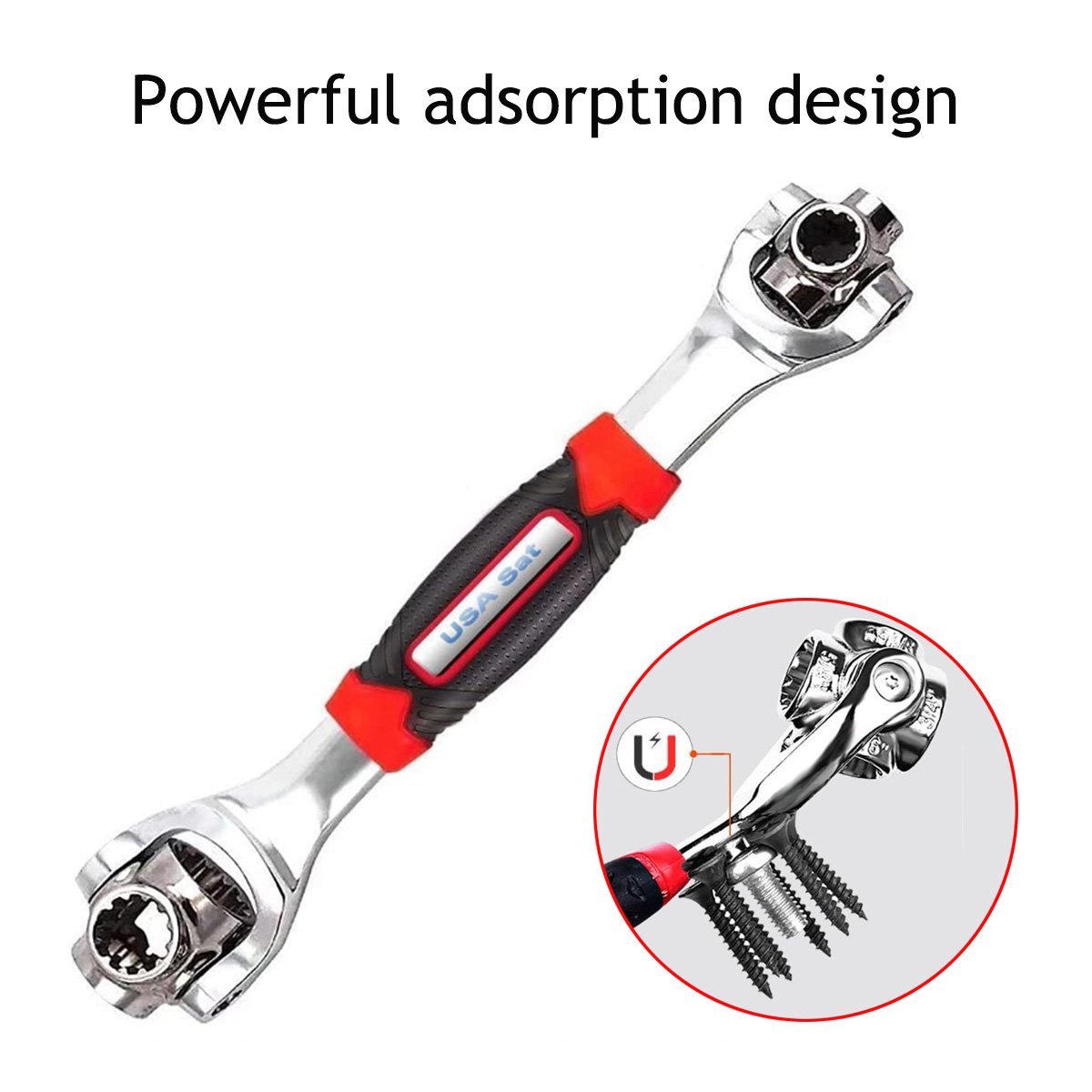 Llave multiusos 360 grados 8-21mm llave universal 52 en 1 juego de llaves de tubo multifunción 8 en 1