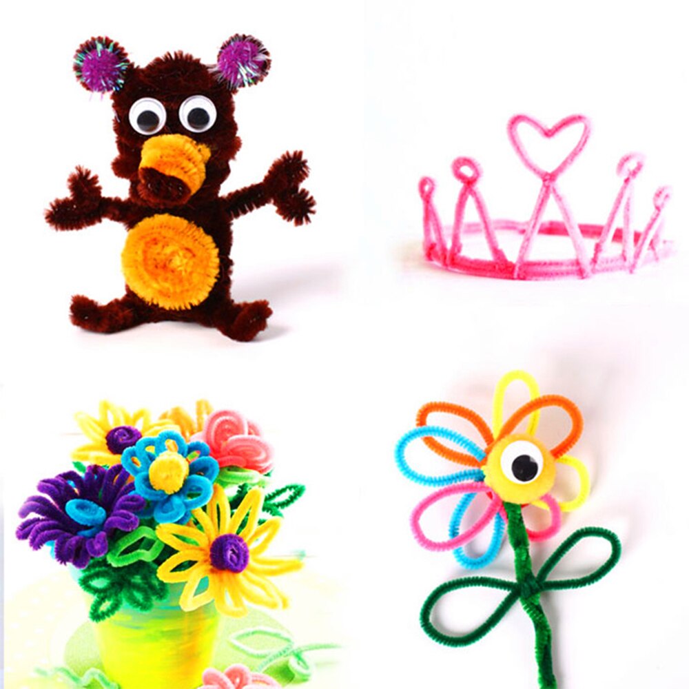 100Stck Twist Bar Umweltschutz Farbe oben Haar drücken-Streifen DIY Kindergarten Handgemachte Kunst Und Handwerk Materialien LXX