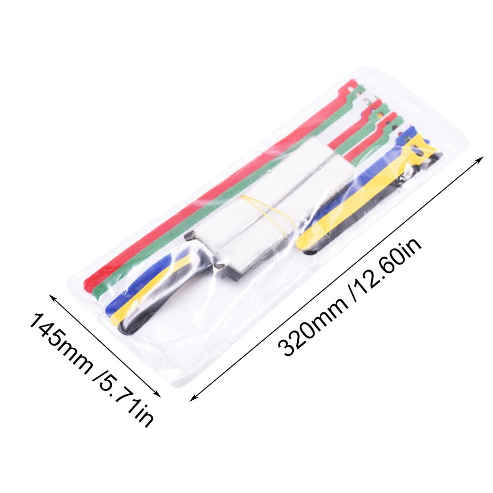 Cable Ties Computer Data Cable Strap Network Nylon Cable Tie Hook and Loop Cable Tie