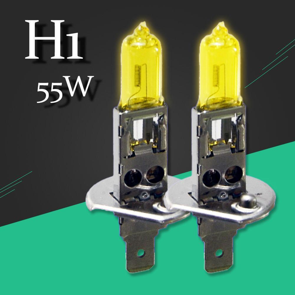 H1 55w 3000k gelb halogen auto scheinwerfer lampe-auto lampe quarzglas xenon strahler auto licht zubehör