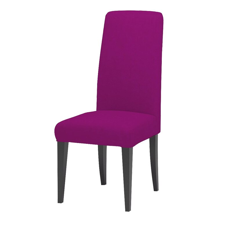 strecken Spandex Abnehmbaren Speise Stuhl Deckt Schutzhülle Wohnzimmer Büro Hochzeit Dekoration Stuhl Abdeckung: amaranth