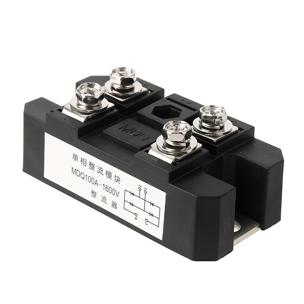 One Phase Bridge Rectifier MDQ 100A 1600V Single-Phase Diode Bridge Rectifier 4 Terminal Diode Rectification Module