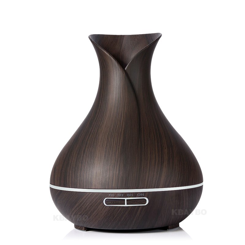 DEKAXI 400ml Aroma Diffuser Aroma Air Humidifier 7 Color LED Light Electric Cool Mist Maker with APP Remote Control: US
