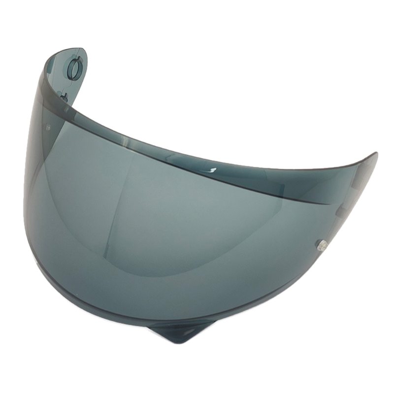 Visores cascos con visión angular, fácil instalación, lentes para cascos motocicleta, equipo para montar en simples: Marrón