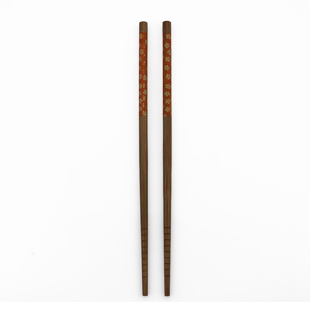 Quente Vendido Novo Chinês Pauzinhos Caixa de Presente Colorido Reutilizável Pacote de Presente Conjunto Pauzinho Pauzinho Tradicional Artesanal De Madeira Natural