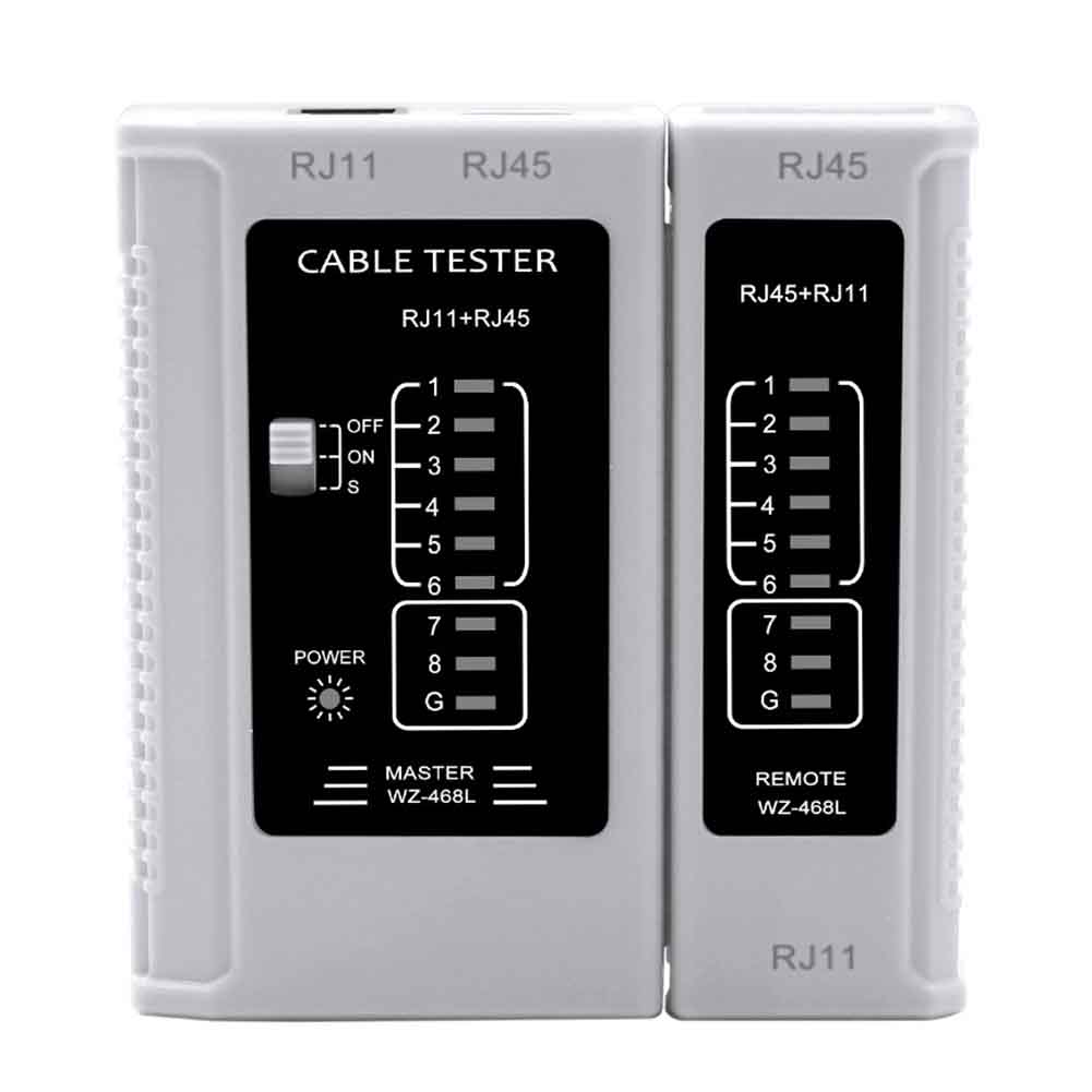 Battery Powered Multifunctional Wide Use Network Cable Tester Micro Interface Detection Repair Tool Ethernet Lan Wiring Problem