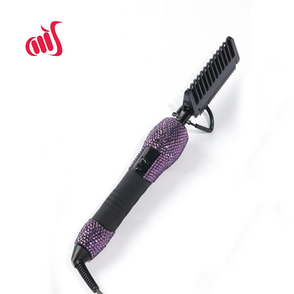 Ceramic Pressing comb Diamond Straightener Comb High Temperature comb 500 Degree: Purple