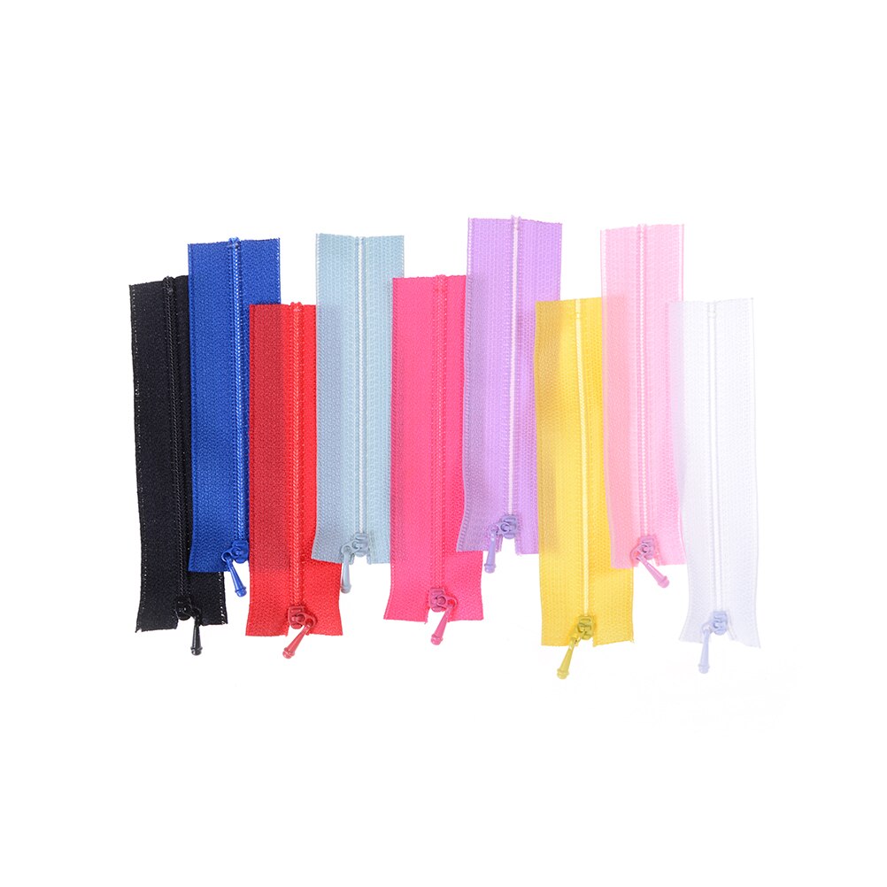 5pcs Mini Zipper Doll Clothing Zipper DIY Handmade Sewing Scrapbooking Garment Applique Accessory
