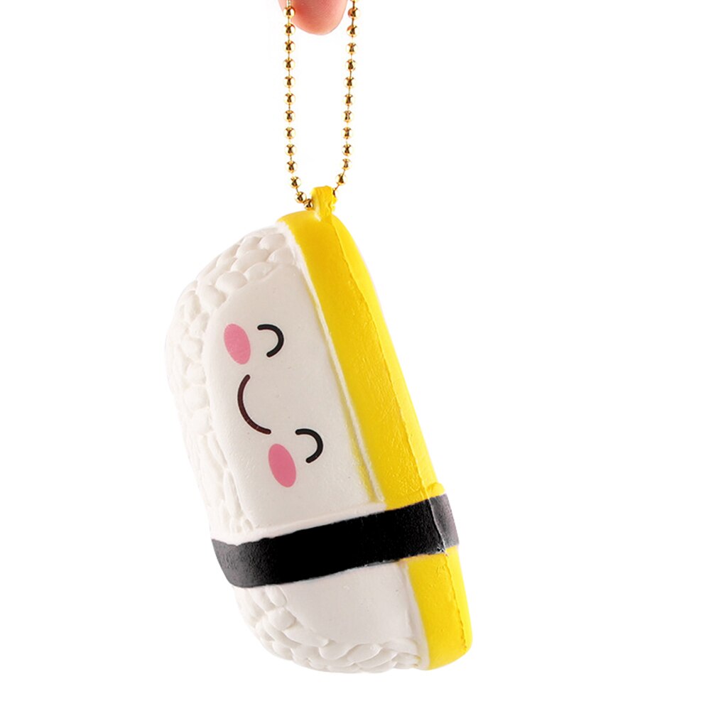 Cute Sushis Pendant Squishys Slow Rising Stress Reliever Kids Adults Squeeze Toys squeeze Squishys stress relief toy: Default Title