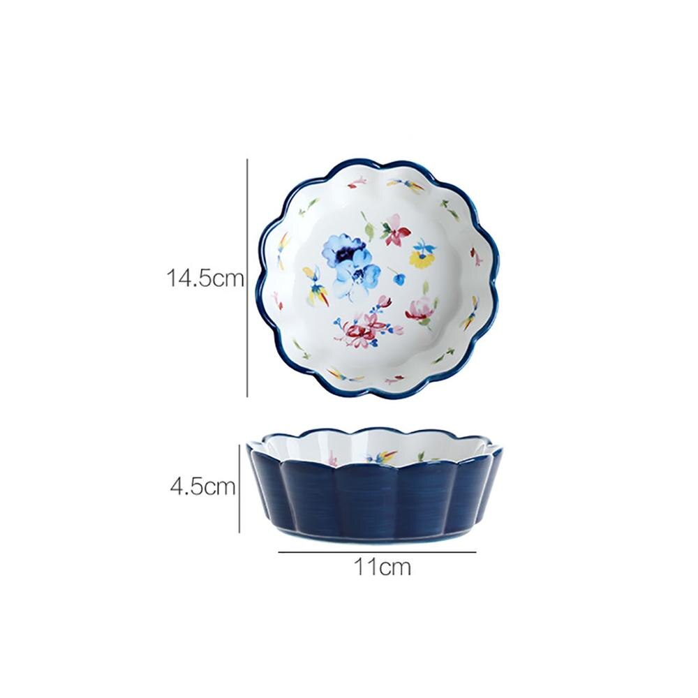 11cm keramiske salatskåler fargerike porselenskåler suppeskål låve ris dessert snackskål husholdnings servise