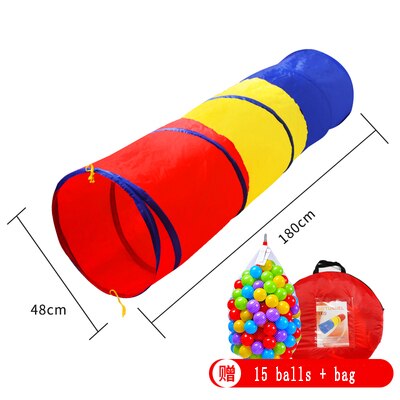 Kids Toys Crawling Tunnel Children Outdoor Indoor Toy Tube Baby Play Crawling Games Boys Girls Best Birthday: Green