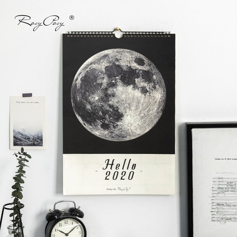 Kalendarz calendario 2020 calendario da parete di pared 2019 ordine del giorno pianificatore organizzatore di modo ofis malzemeleri calendario perpetuo recambi