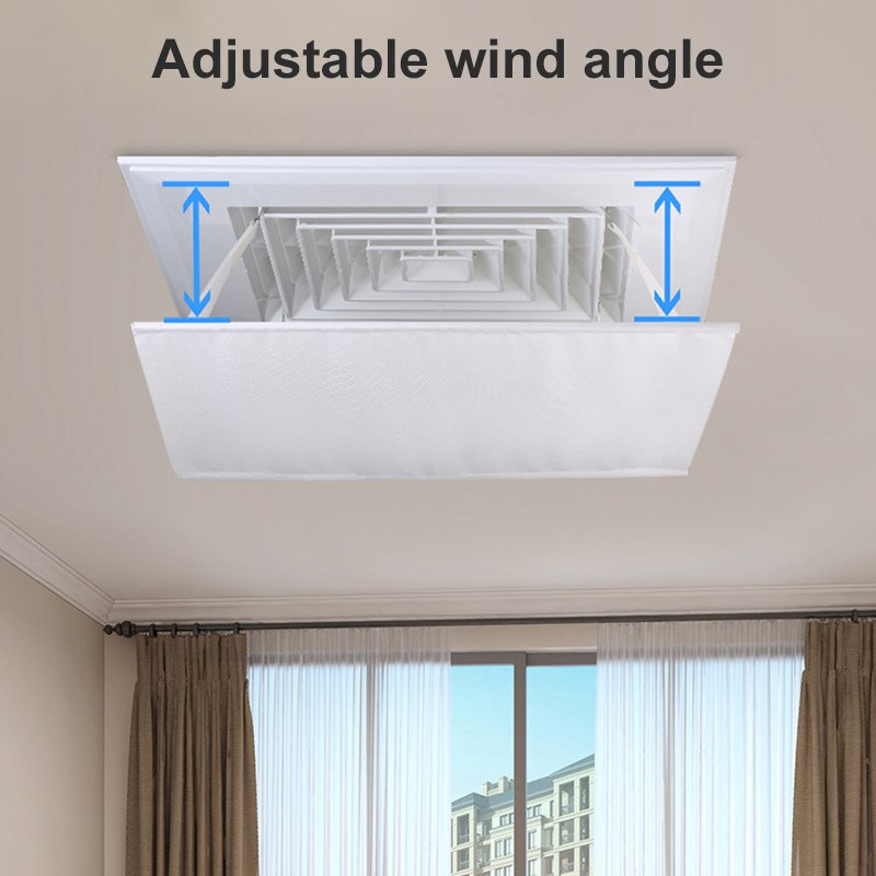 Centrale airconditioning windscherm muur gemonteerd anti-direct uitblazend windscherm