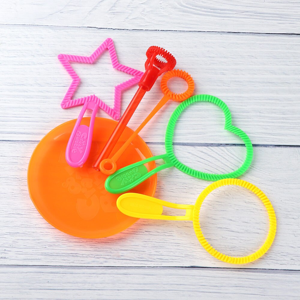 Bubble Maker Set Blowing Soap Bubble Wand Toys Outdoors Activity Party Favors Kids Toy Giant Bubble