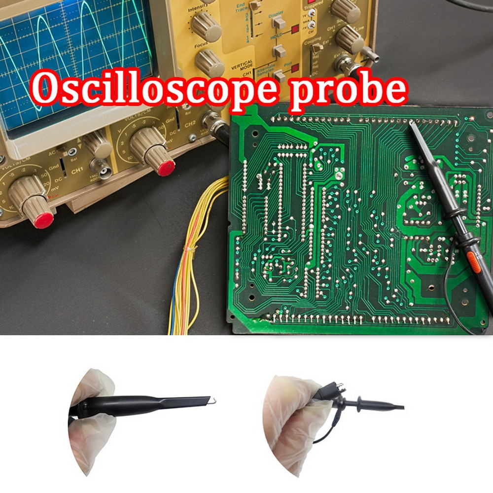 P2000 Series DC-60MHz~200MHz Oscilloscope Probe For Tektronix HP / P2060 P2100 P2200 BNC Test Lead Kit