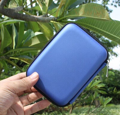 Protection Pocket Bag for Bittboy and LDK game console Portable Hard Box Protective Storage Bag Case for PocketGo: Blue