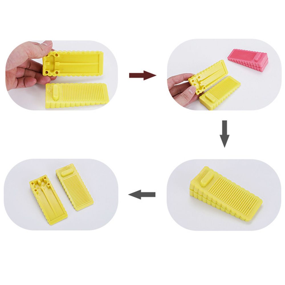 Tope de puerta de silicona de seguridad, Tope de puerta de cuña de bloque, retenedor trasero de puerta de oficina en casa, parada anticolisión