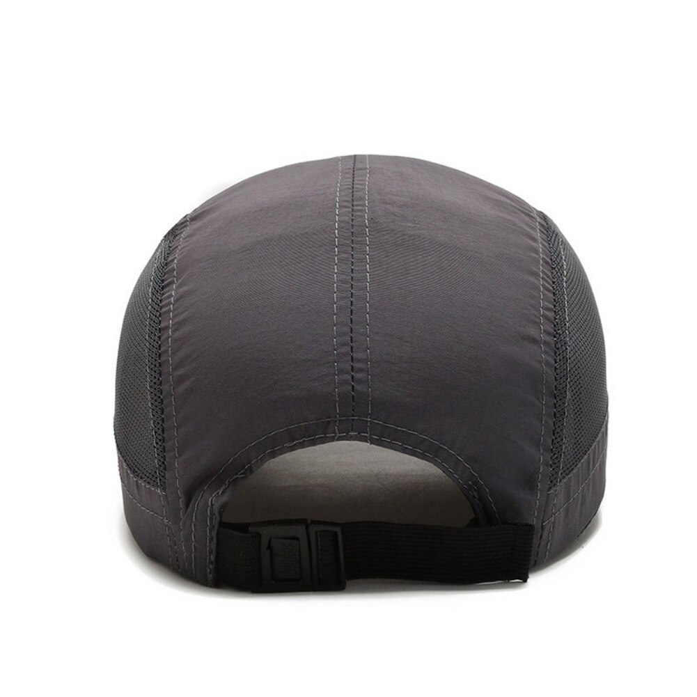 Men's Baseball Cap Quick Drying Fabric Folding Sun Hat Outdoor Sports Tennis Caps Sunshade Breathable Mesh Hats