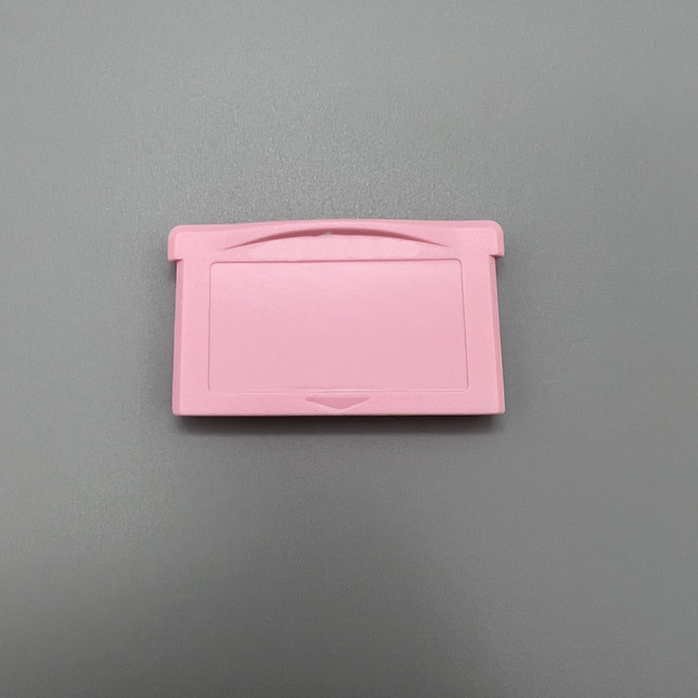 Plastic shell for GBA game card cartridge shell cover replacement part: Pink