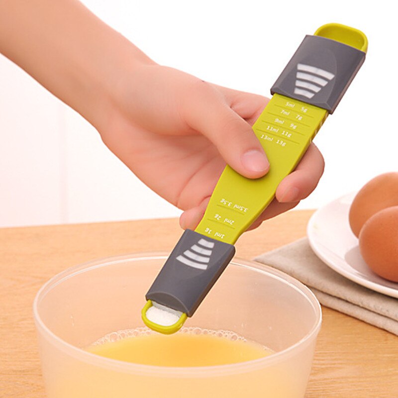 1pc baka skala kött skala köksredskap plast mjölkpulver baka kvantitativ sked kök gadget kökstillbehör.