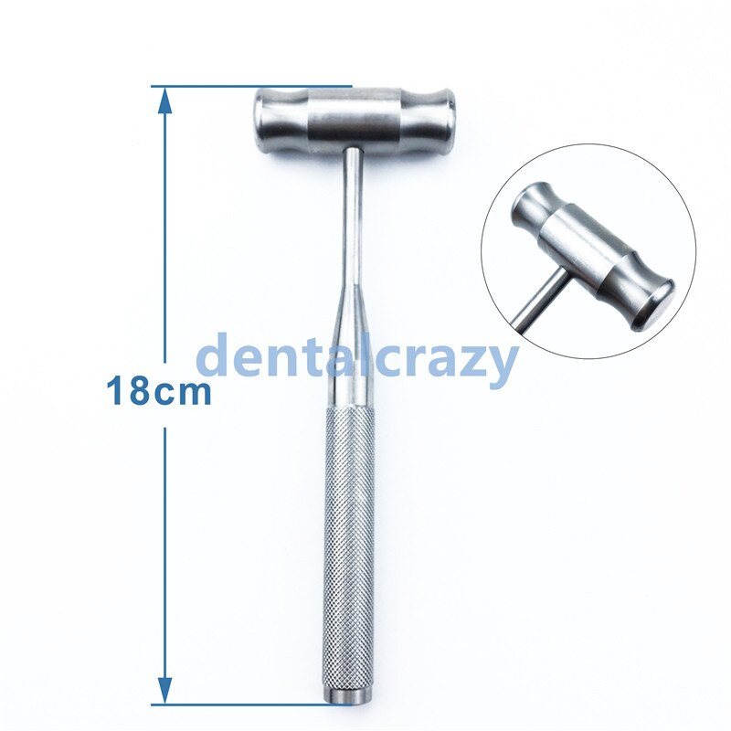 Reshape Tools stainless steel titanium alloy Cosmetic shaping hammer Bone mallet Nasal plastic surgery instruments: Brushed Chrome