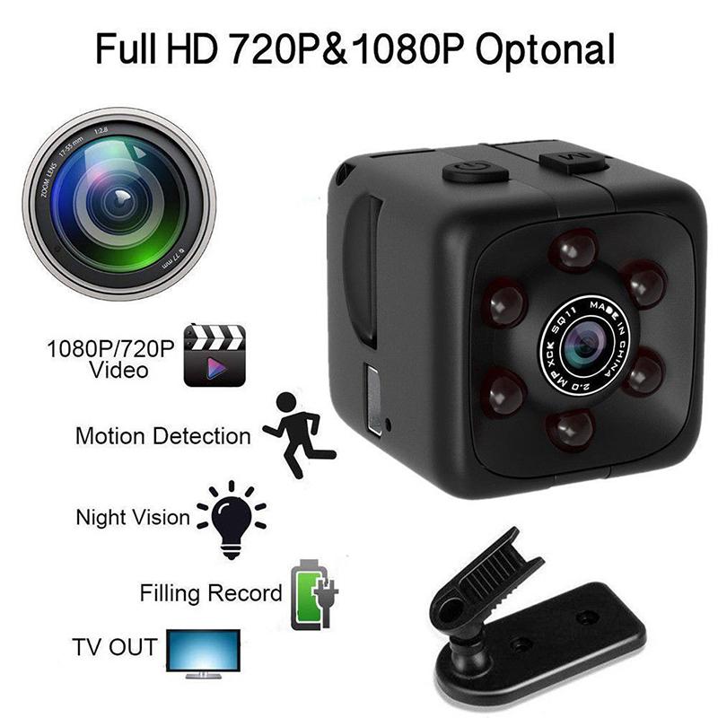 SQ11 mini camera 1080P HD Sport DV DVR Monitor Concealed camera SQ 11 night vision micro small camera Mini camcorder
