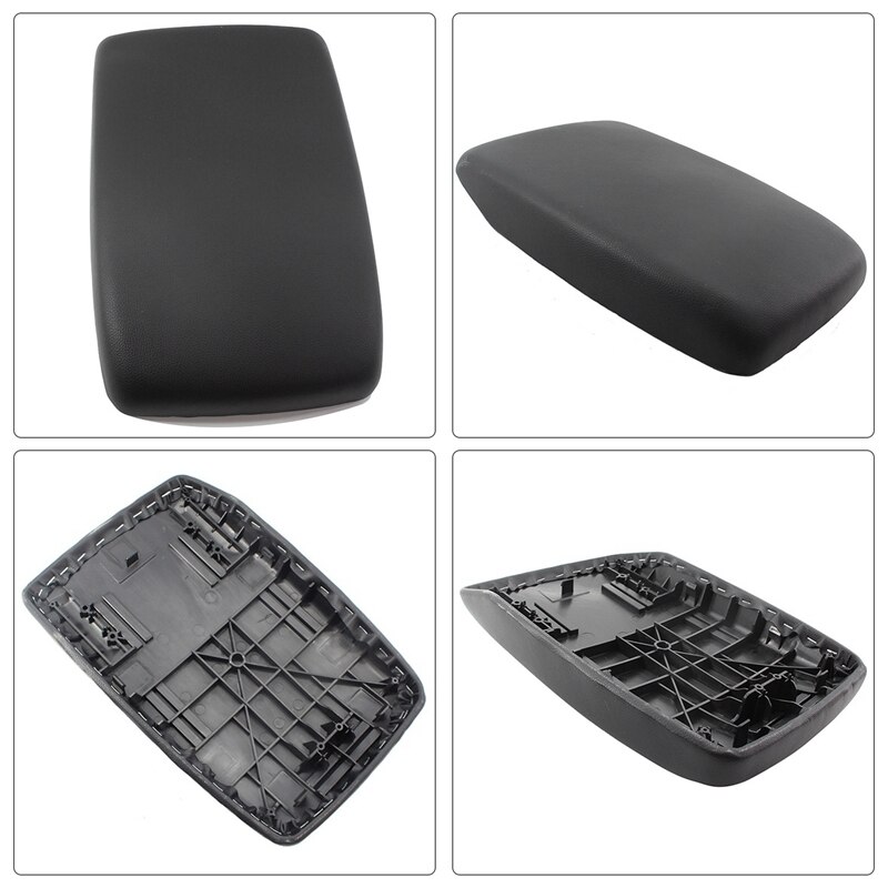 Fit Voor -14 Toyota Highlander Armsteun Center Console Deksel Zwart