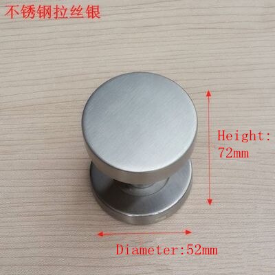 Stainless Steel Fixed Door Handle Furniture Knob Wall Garden 1Pc: EM007SS