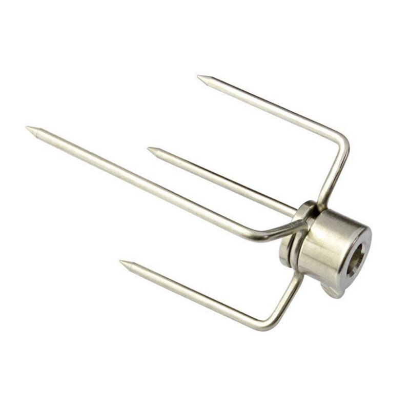 2 kpl ruostumaton teräs rotisserie lihahaarukat puristin grilli monitoiminen galvanoiminen grillihaarukka bbq työkalut kotityökalu