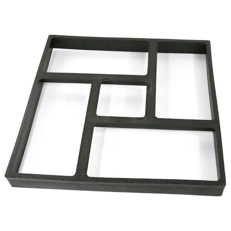DIY Plastic Pavement Brick Concrete Stepping Stone Cement Mould Paving Road Mold M68E: 5AC304588-P