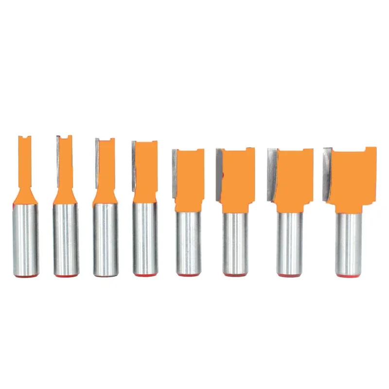 1Pc 1/4 "6.35Mm 1/2" 12.7Mm Schacht Frees Houtsnijwerk Mes Rechte Mes Router Bit carbide Houtbewerking Frees