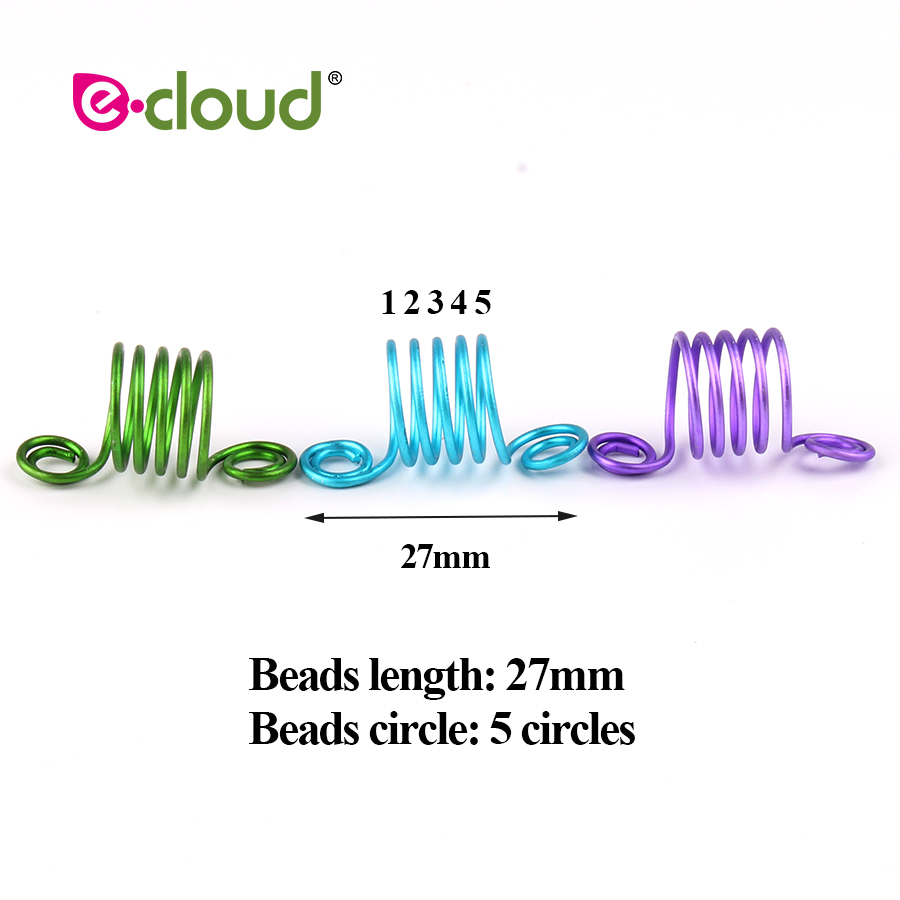 20 sztuk/worek pierścienie robić włosów na warkocze piękne koraliki strach warkocze akcesoria robić włosów śruba biżuteria robić włosów na warkocz