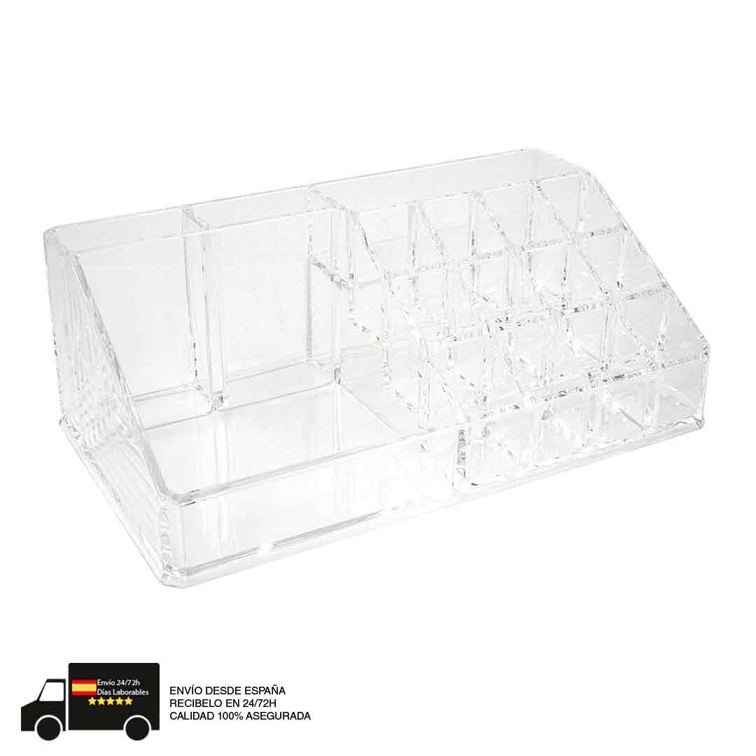 PAIDE P Organizador Maquillaje, Perfecto para . Caja maquillaje organizador . Almacenamiento de cosméticos