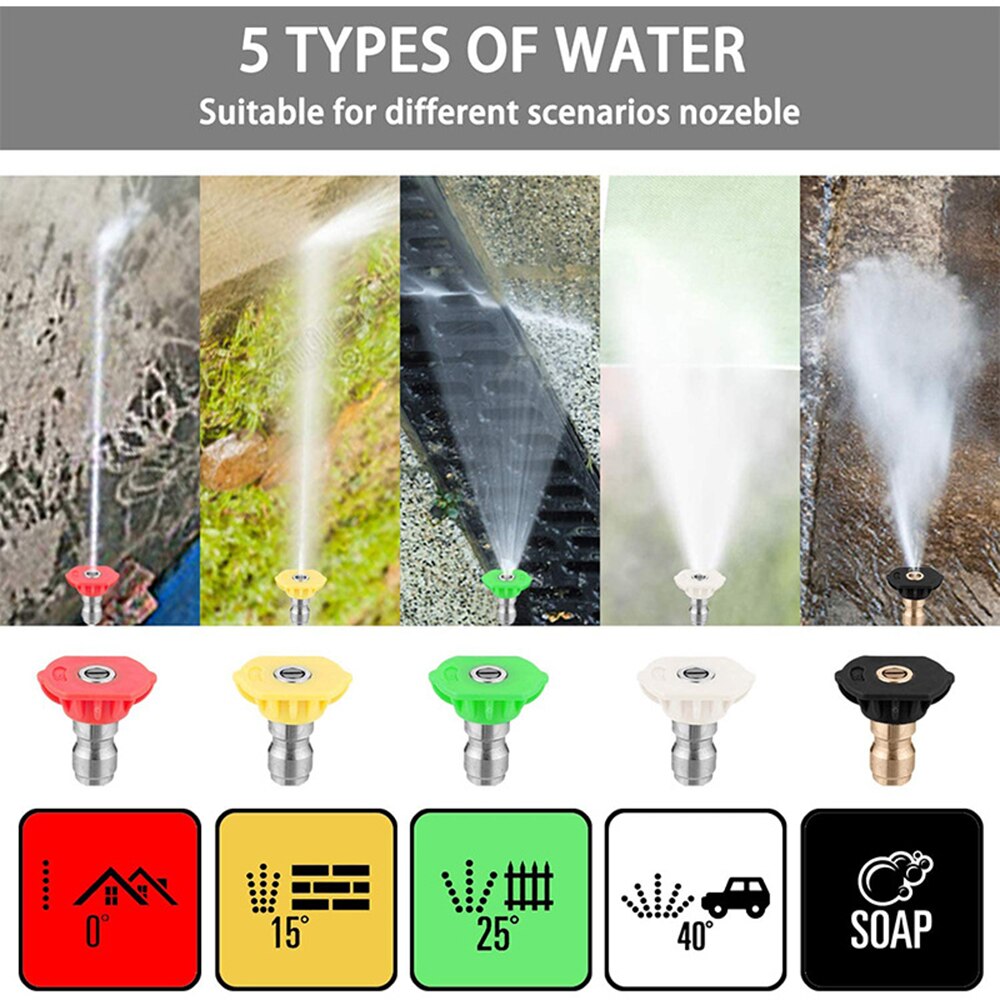 Pressure Washer Wand Extension 30 Degree Curved Angled Undercarriage and Gutter Cleaner Attachment 1/4 Inch Quick Connect 22Inch