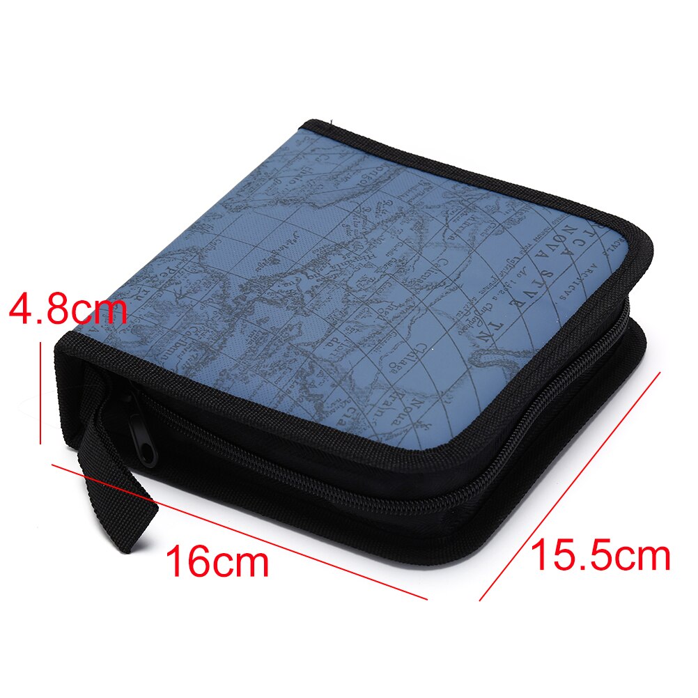 40Pcs Disc Cd Dvd Capaciteit Case Opslag Houder Carry Case Organizer Mouwen Wallet Cover Bag Box Cd Dvd Opslag cover Accessoire