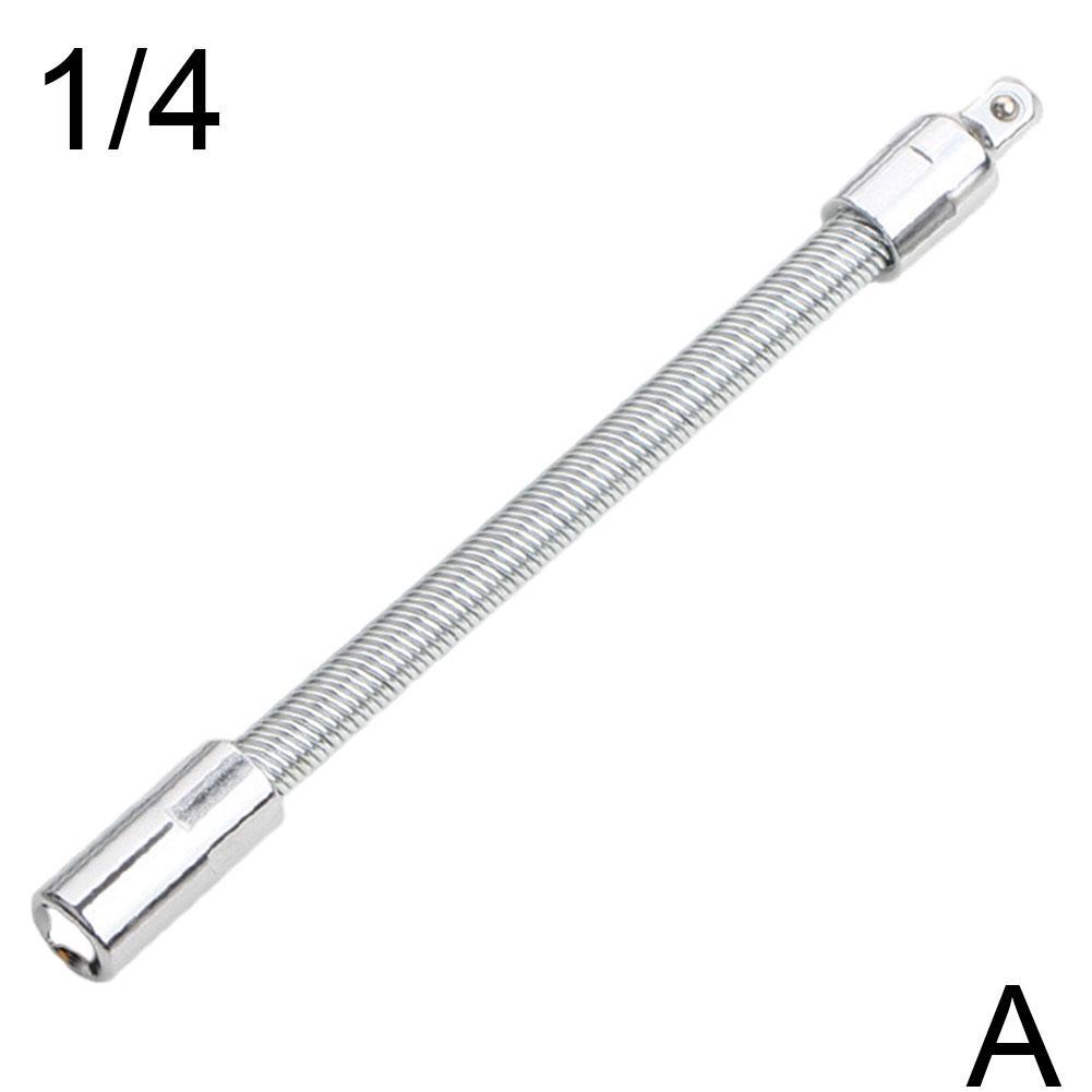 Strumento di prolunga per presa manicotto per chiave elettrica asta universale flessibile flessibile per albero flessibile collegamento per albero cardanico collegamento in metallo morbido: A
