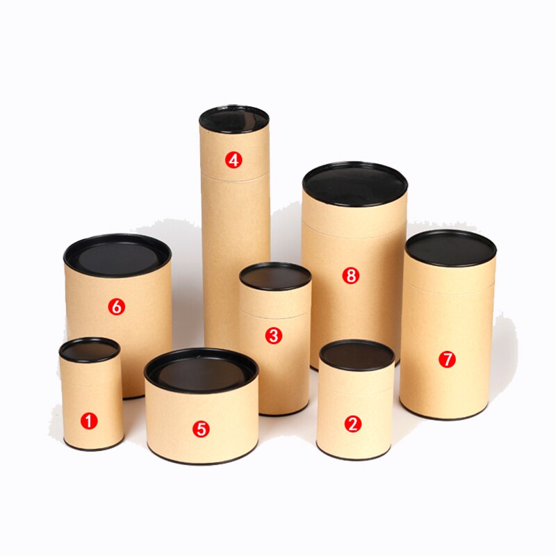 Xin jia yi emballage fladt tin låg til emballering af rund cylinderpapirrørskasse