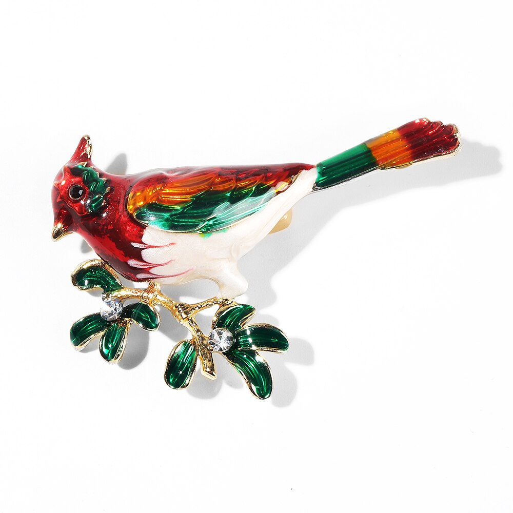 WYBU Humming Bird Women Brooch Pin Cute Canary Animal Broches Jewelry Bouquet For Friends