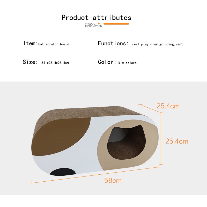 Catnip Corrugated Cat Scratch Board and cat bed Cat Toy Large Size Cat Scratcher Toy Cardboard Pad Grinding Nails