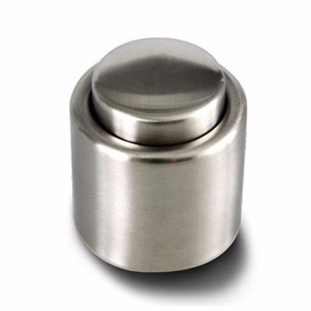 Sellador de tapón de botella de vino al vacío de acero inoxidable, herramientas de Bar, tapa para botella de cóctel, tapón de: 1