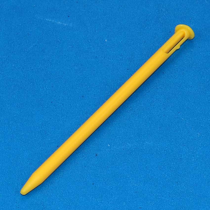 ChengHaoRan-lápiz óptico de plástico para pantalla táctil, Stylus de Metal N3DS, multicolor, para Nintendo 3DS: Plastic--yellow