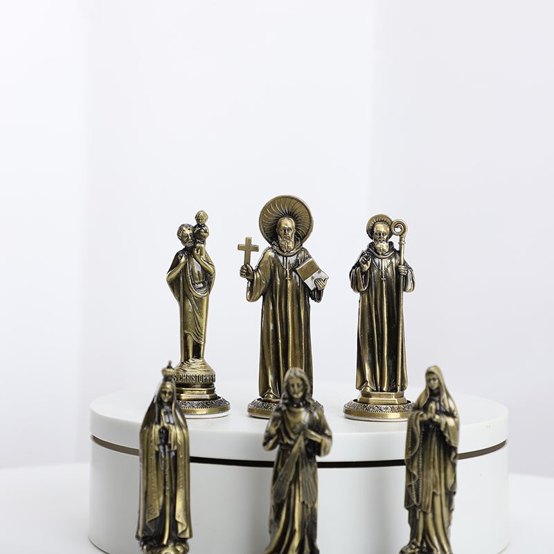 Heymamba Maagd Maria Jezus Standbeeld Christian Decor Heilige Standbeelden Katholieke Kerk St.Anthony Beeldje Home Decor Christmas