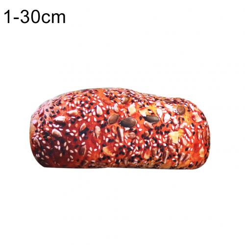 Muñeca rellena modelo de pan de sésamo con mantequilla de jamón simulada en 3D, cojín trasero, almohada decorativa, cojín de apoyo: Sesame Bread30cm