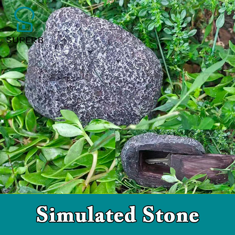 Superb escape room props simulated stone snail frog to hide object Key Box Outdoor Garden Secret Key Hidden Storage Box jxkj1987