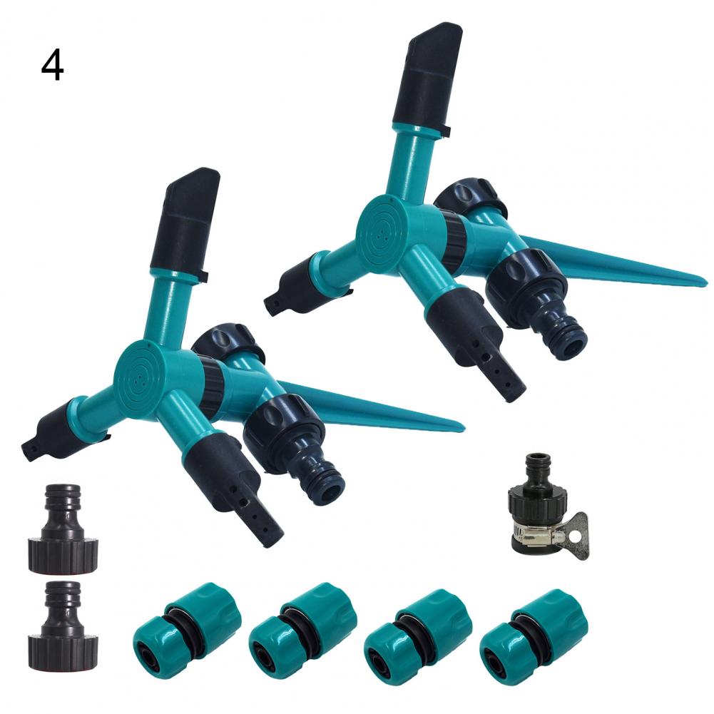 1 Set Water Sprinkler Tool Stable Leak Free Gardening Sprinkler Plastic Sturdy Multi-angle Structure Water Sprayer for Lawn: 4