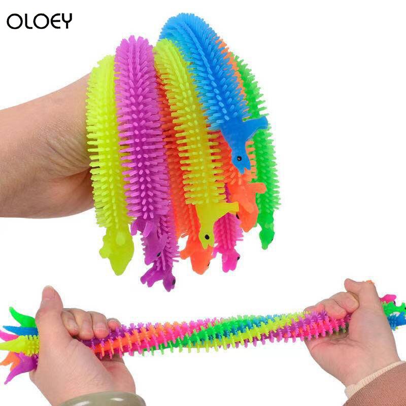 3PCS Nachrichten Einhorn Figet Spielzeug Affe Nudeln Antistress Hand El Popit Kleine Spielzeug Für Kinder Mit Armbänder