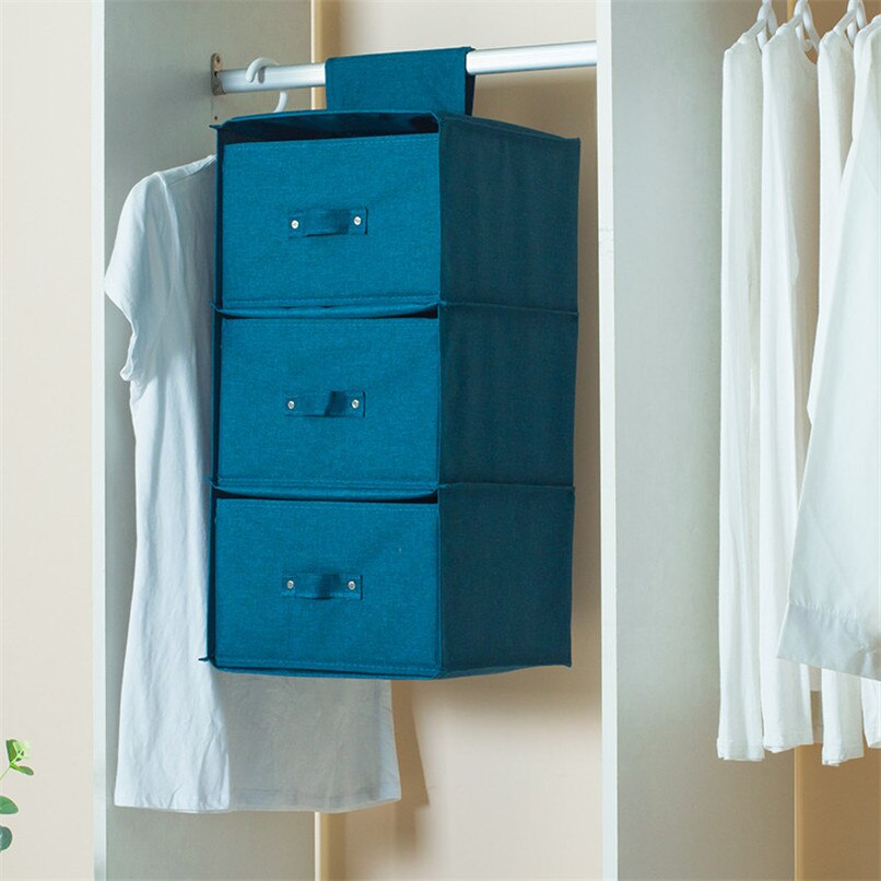Wardrobe Hanging Organizer Storage Bags Holder for Cabinet Home Pendant Deocr Clothing Organiser Multi-Layer Boxes In Closet